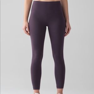 Plum full length leggings align